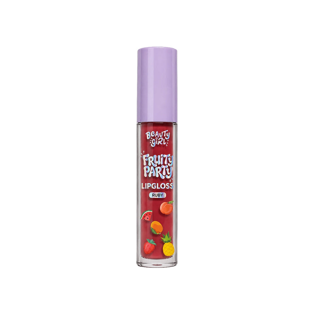 Beauty Girl Fruit Party Lip Gloss 01 Ruby High Shine 5ml
