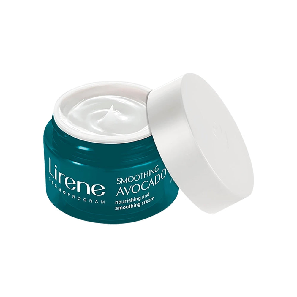 Lirene Smoothing Avocado Cream Hydrating Face Moisturizer 50ml