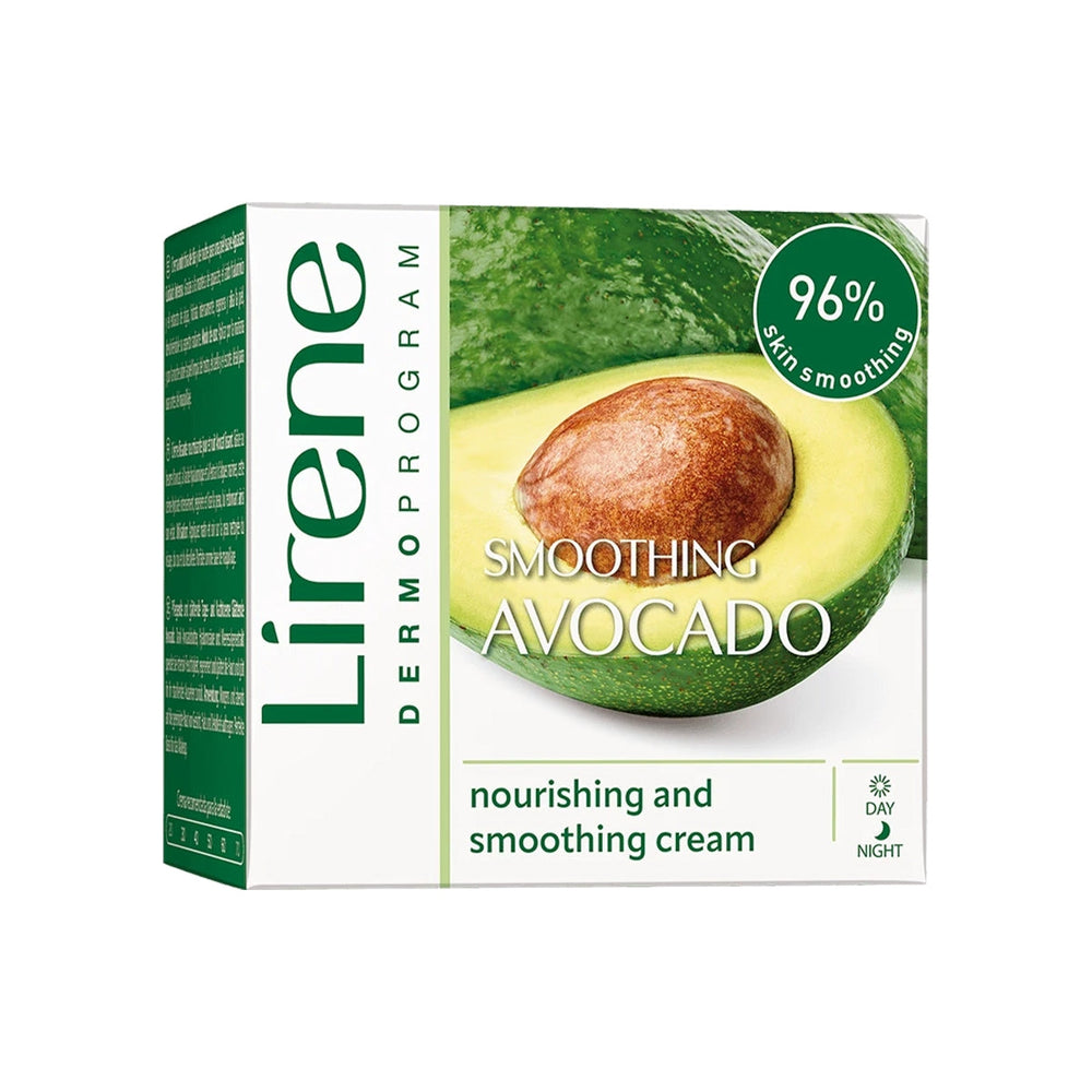Lirene Smoothing Avocado Cream Hydrating Face Moisturizer 50ml
