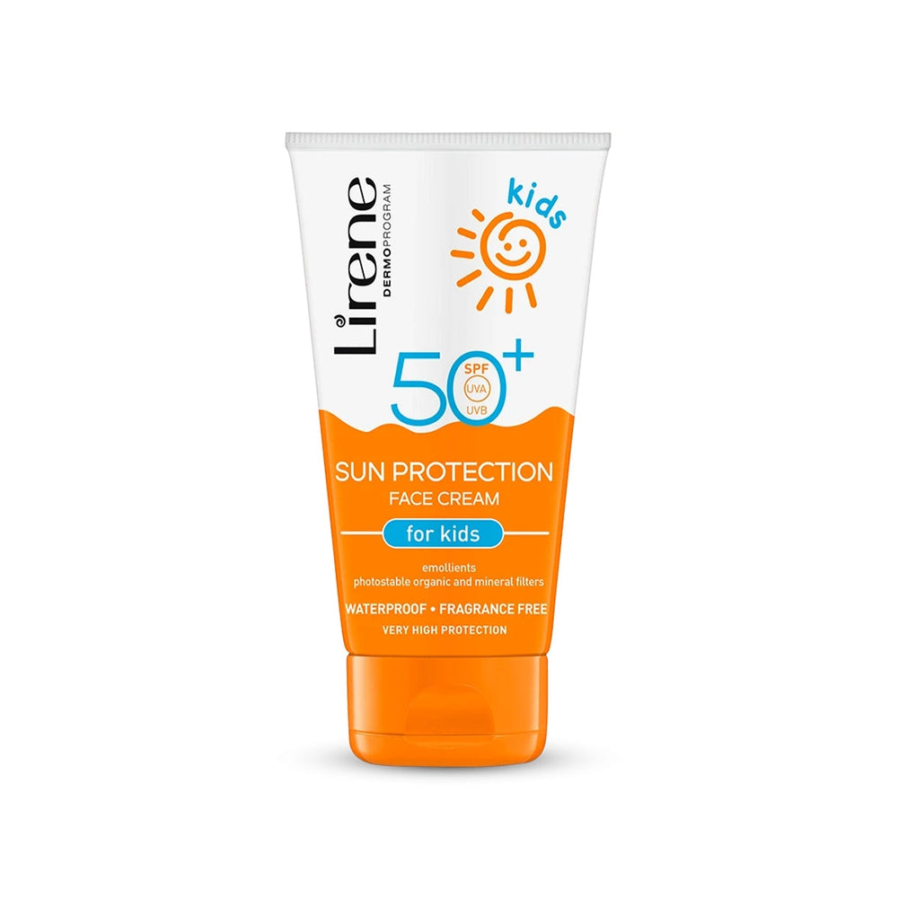 Lirene SPF 50 Kids Sunscreen Face Cream for Sensitive Skin 50ml