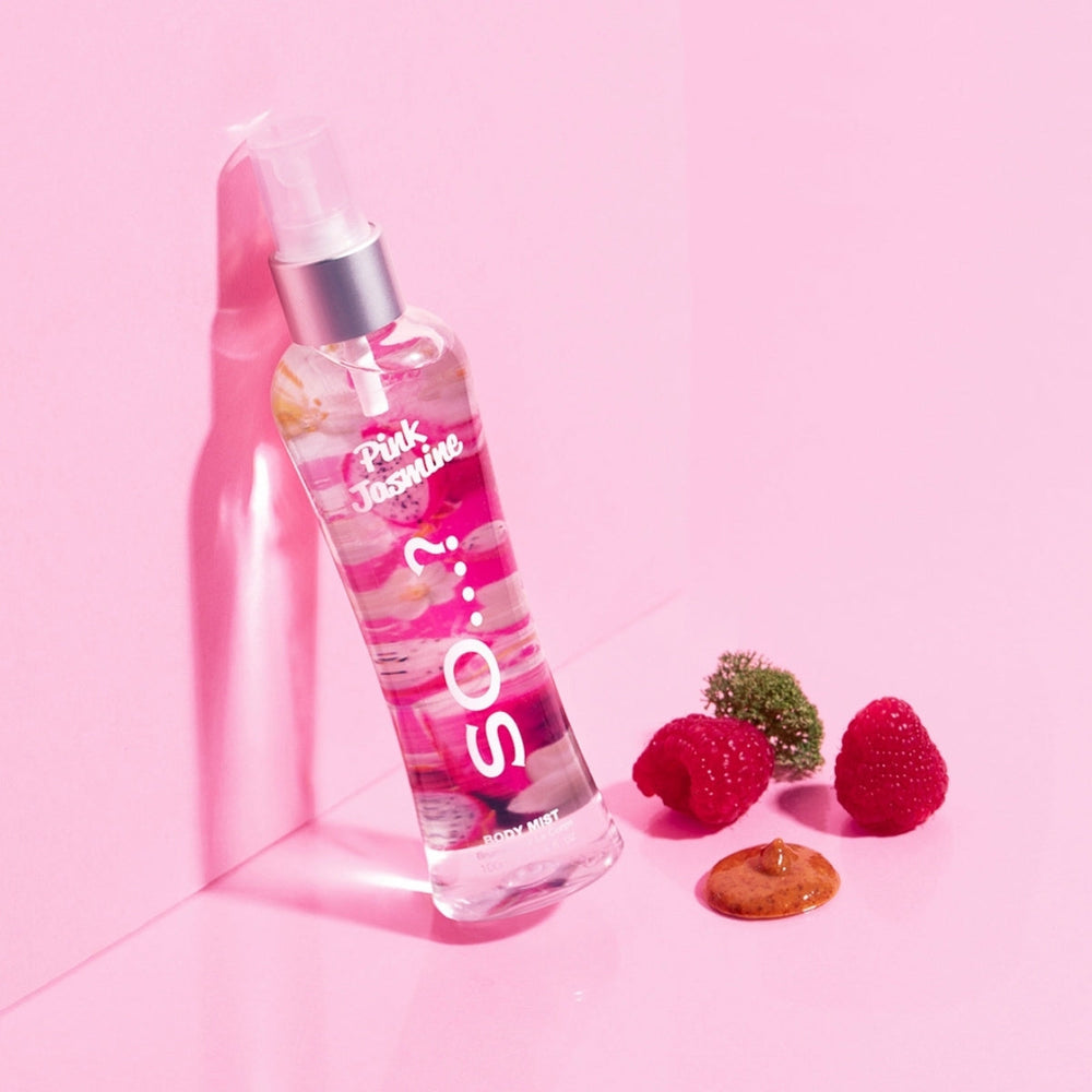 So? Pink Jasmine Body Mist Refreshing Floral Scent 100ml