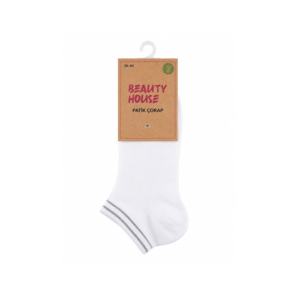 Beauty House Bamboo Ankle Socks for Breathable Comfort 1 Pair