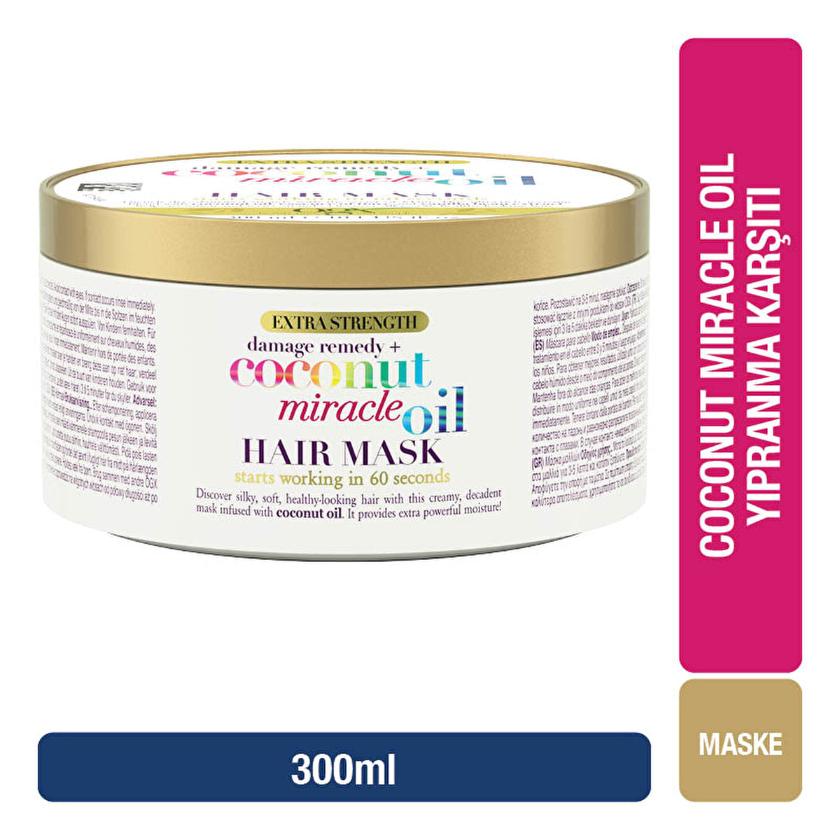 OGX Coconut Miracle Oil Hair Mask 300ml - Nourishing Treatment