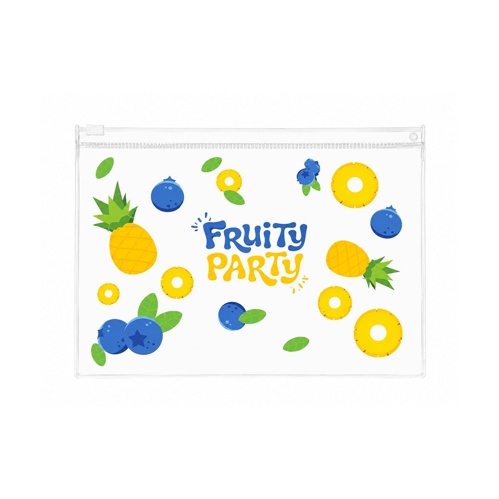 Beauty House Pineapple & Blueberry Clear Makeup Bag Small