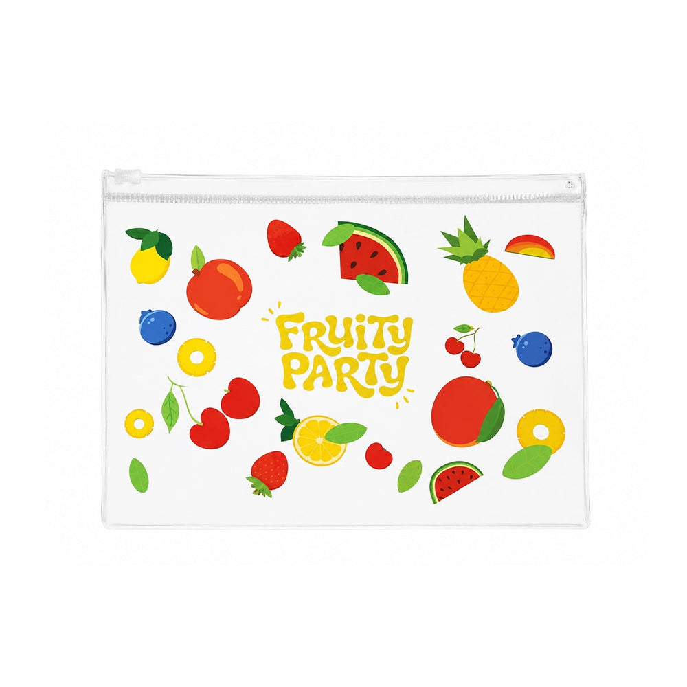 Beauty House Fruity Party Mix Clear Makeup Bag Small
