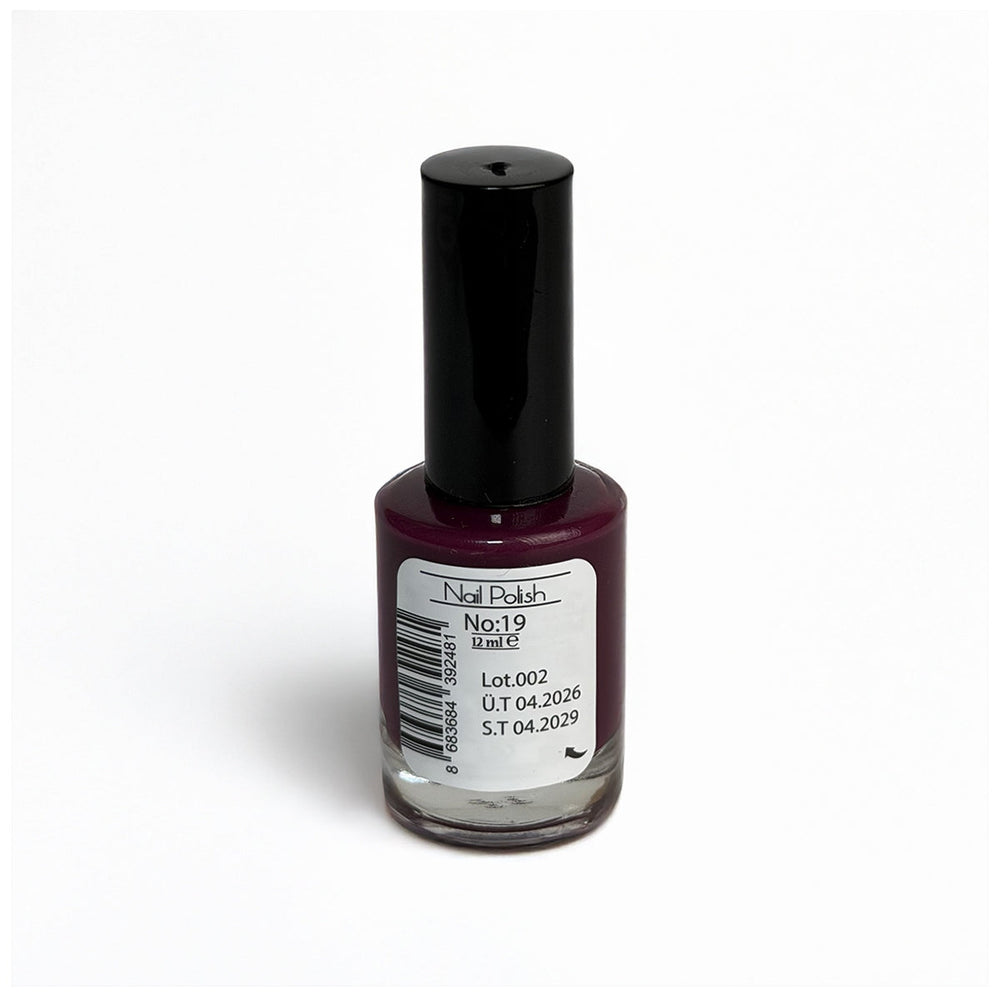Mov Nail Polish No: 19 High-Shine Long-Wear Formula 11ml
