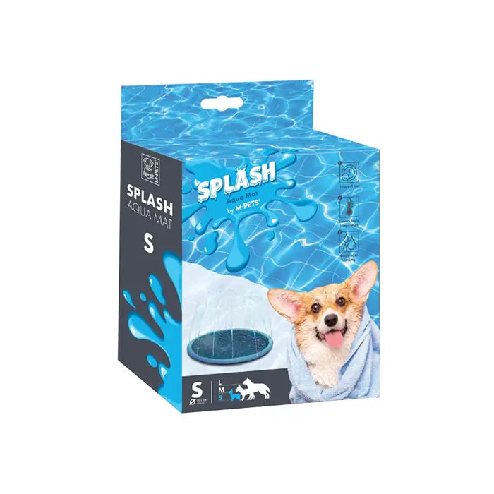 M-Pets Splash Aqua Sprinkler Dog Pool for Outdoor Play 100cm
