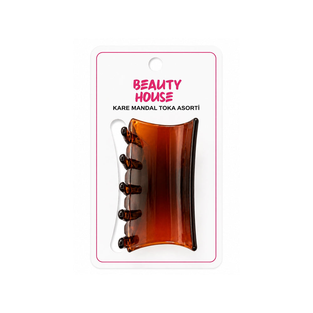 Beauty House Square Claw Hair Clip Assorted Colors 1 pc