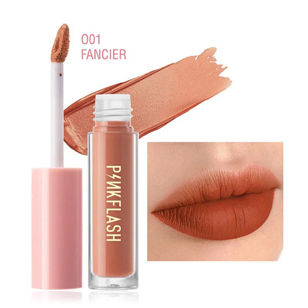Pink Flash Lasting Matte Liquid Lipstick O01 Fancier 2.6g