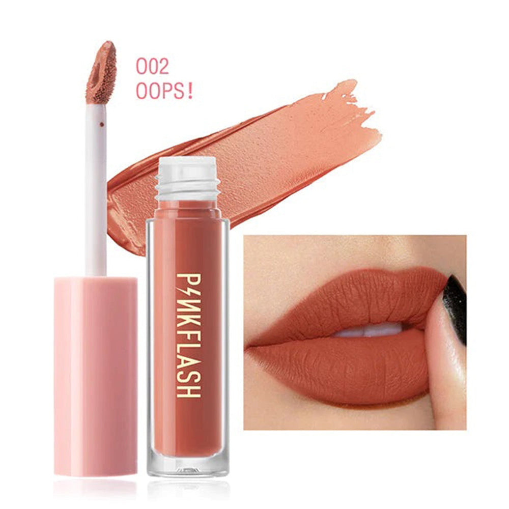 Pink Flash Lasting Matte Liquid Lipstick O02 Oops! 2.6g