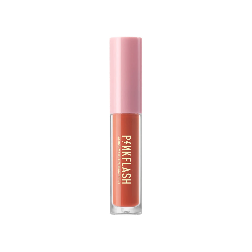 Pink Flash Lasting Matte Liquid Lipstick O03 Most Orange 2.6g