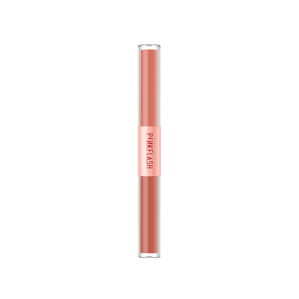 Pink Flash Duo Lip Gloss M02 Matte and Velvet Tint 2-in-1