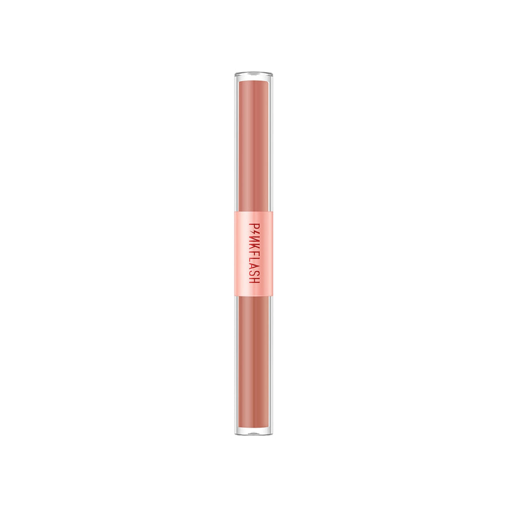 Pink Flash Duo Lip Gloss V01 Matte & Velvet Tint 2-in-1