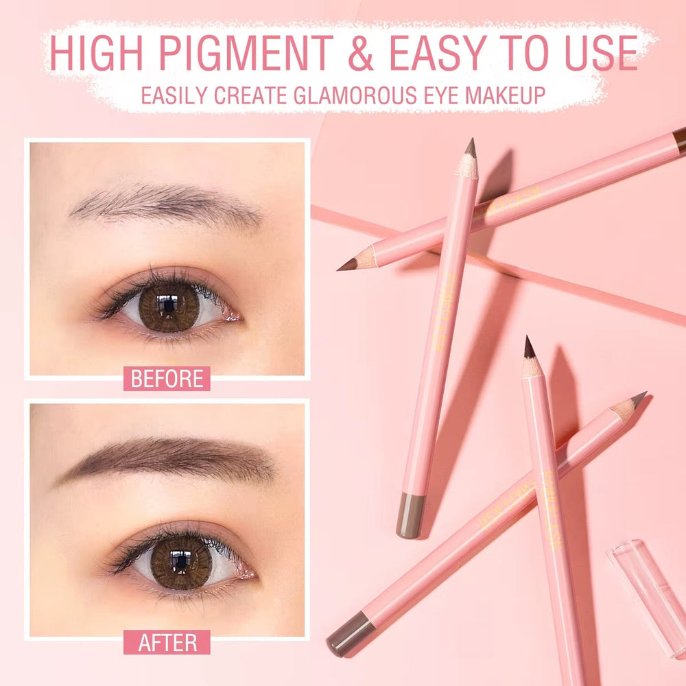 Pink Flash Waterproof Easy Brow Pencil Natural Brown 02