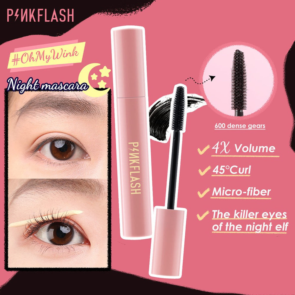 Pink Flash Volume Mascara for Defined and Curled Lashes 7ml