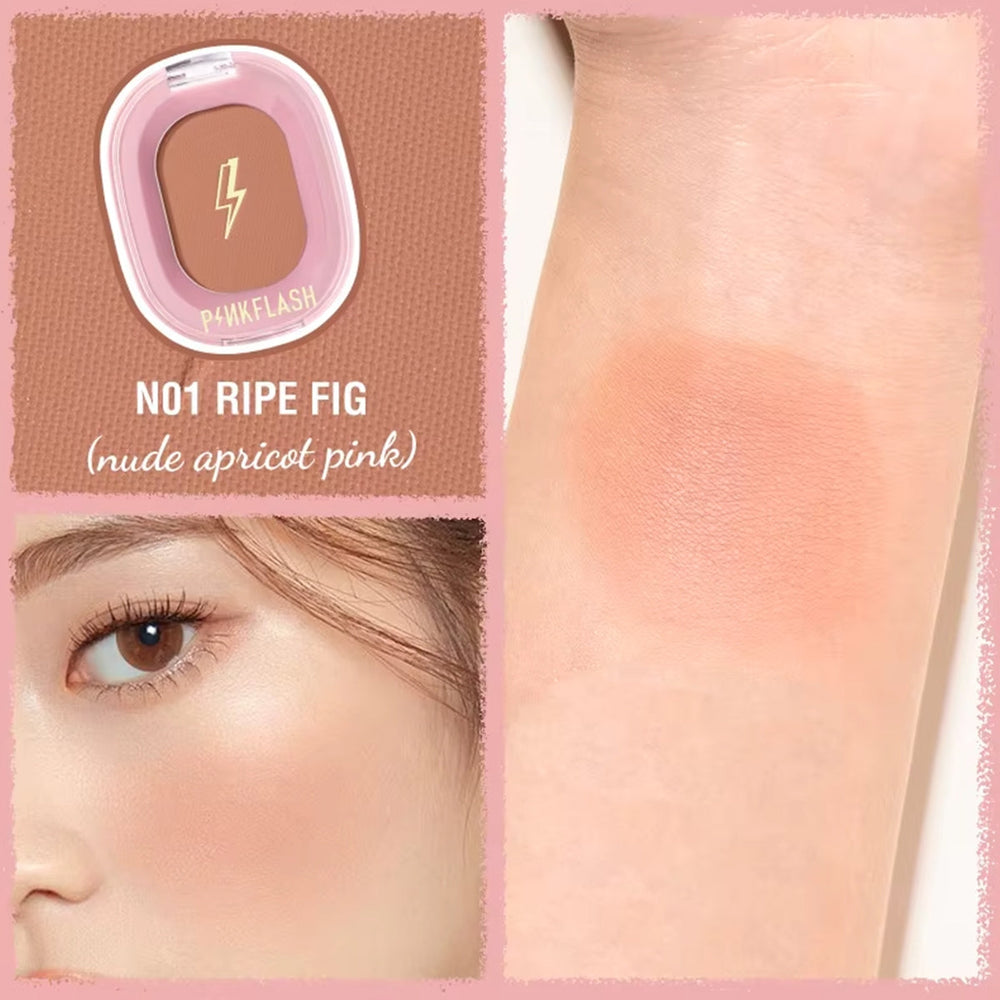 Pink Flash Soft Pigment Blush N01 Light Pink 1pc