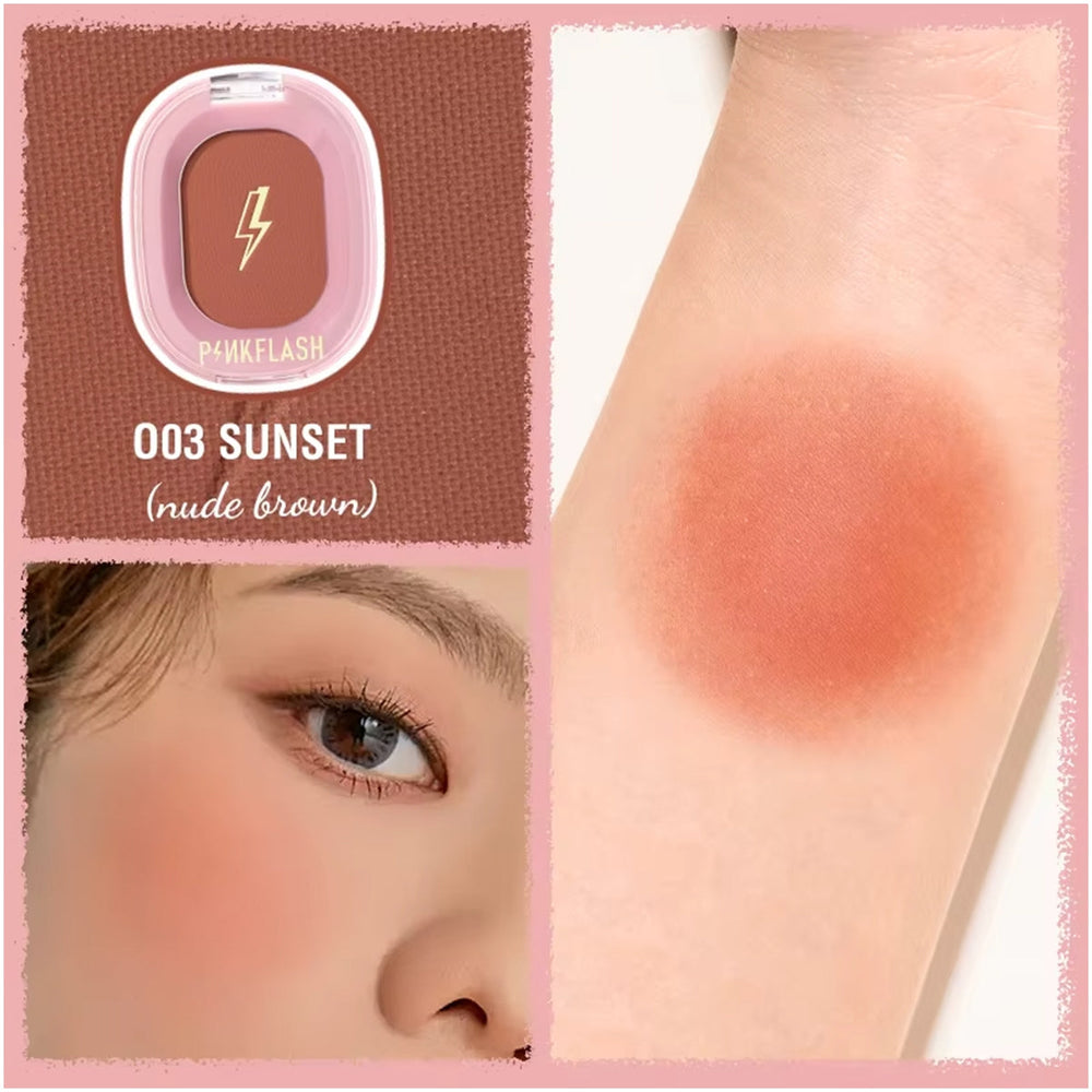 Pink Flash Soft Pigment Blush O03 Peach for Radiant Glow