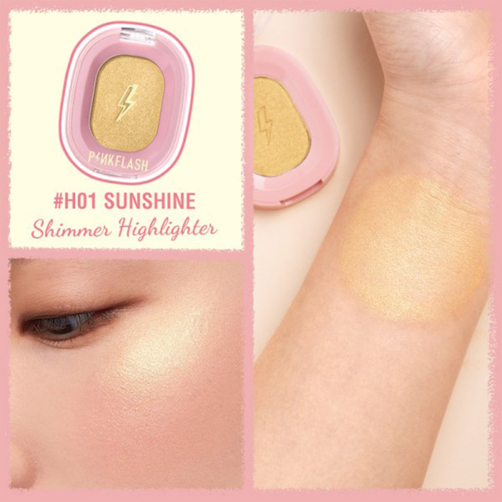 Pink Flash Highlighter H01 Sunshine Radiant Glow 1pc