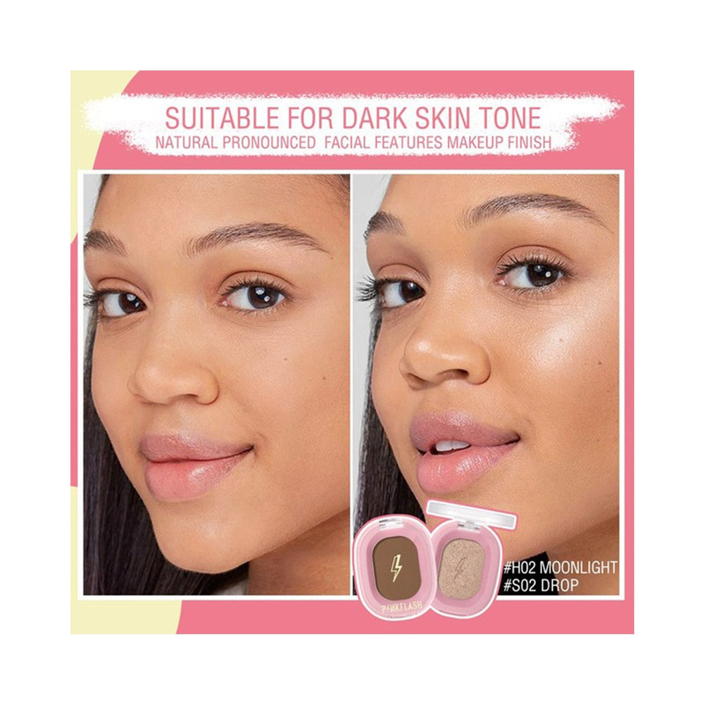 Pink Flash Soft Pigment Highlighter H02 Moonlight 1.6g