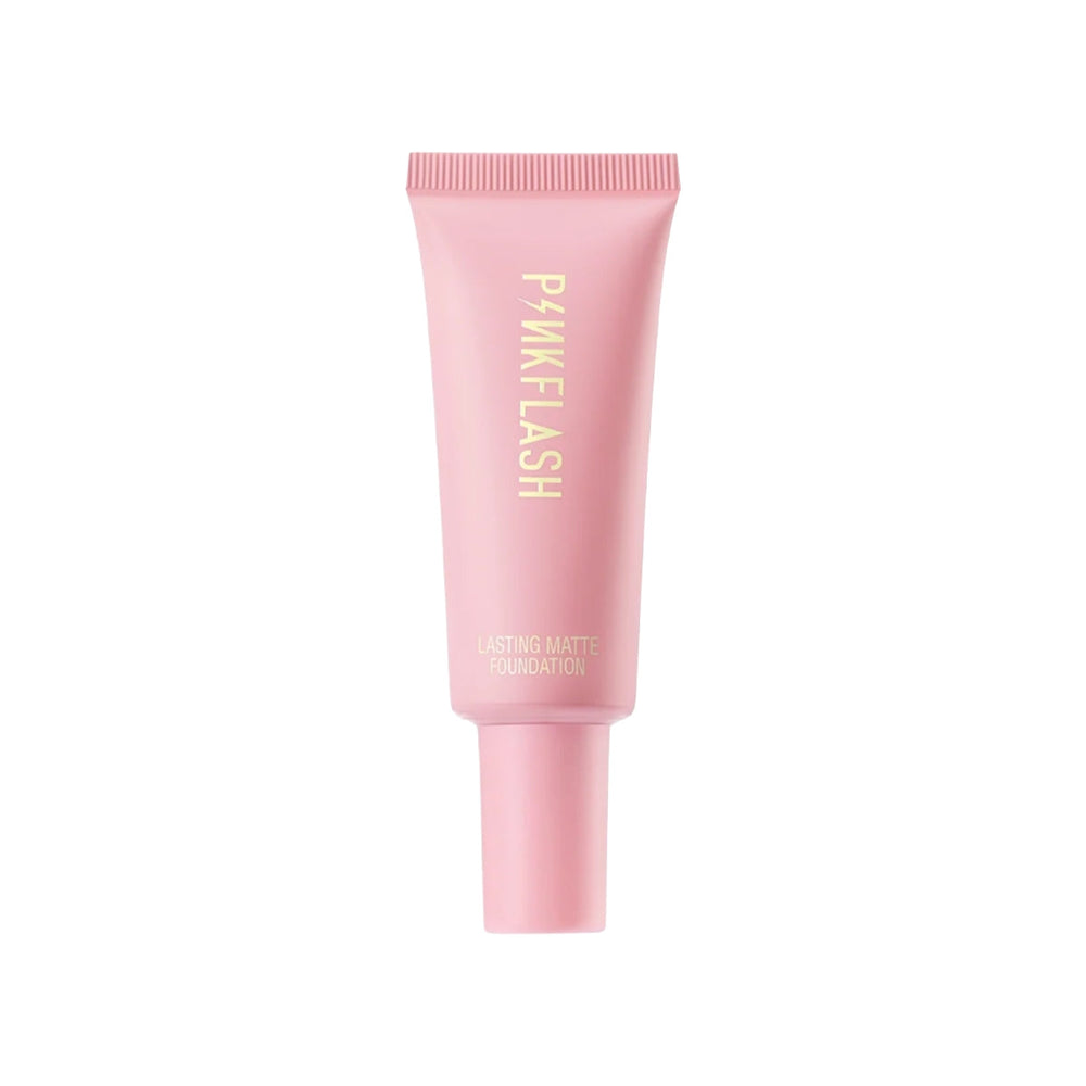 Pink Flash Lasting Matte Foundation 04 Medium Peach 20ml