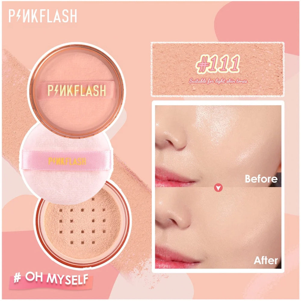Pink Flash Lasting Matte Loose Powder 11 for Fair Skin 6g