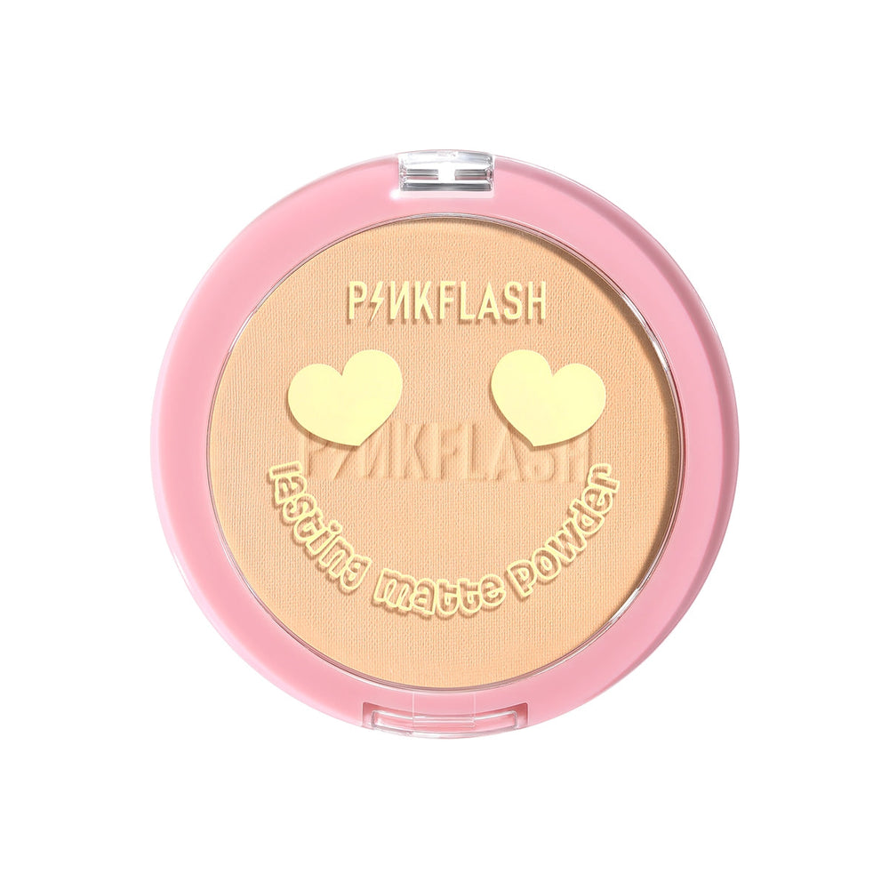 Pink Flash Lasting Matte Pressed Powder 11 for Smooth Finish