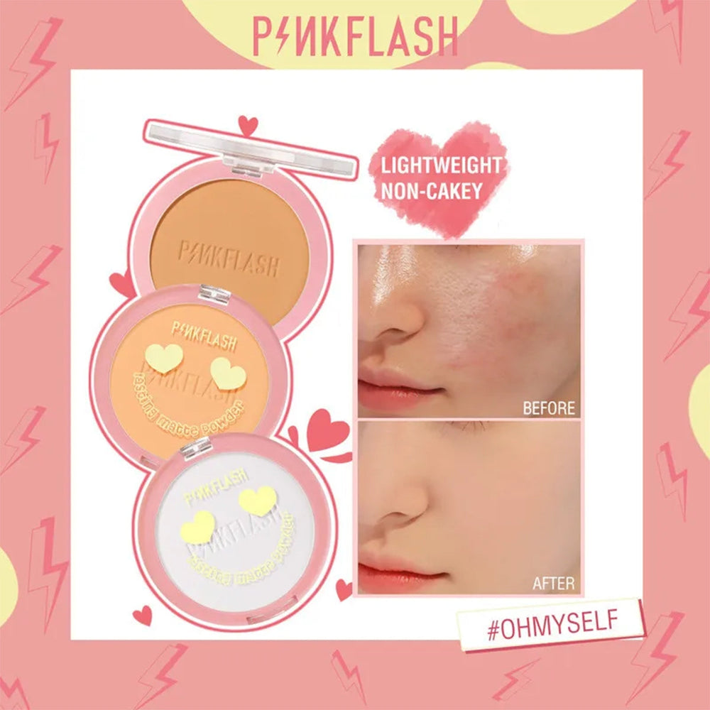 Pink Flash Lasting Matte Pressed Powder 11 for Smooth Finish