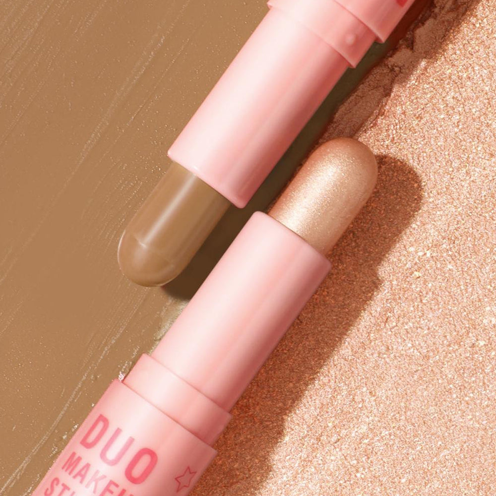 Pink Flash Duo Make Up Pen 02 Contouring and Highlighter Stick