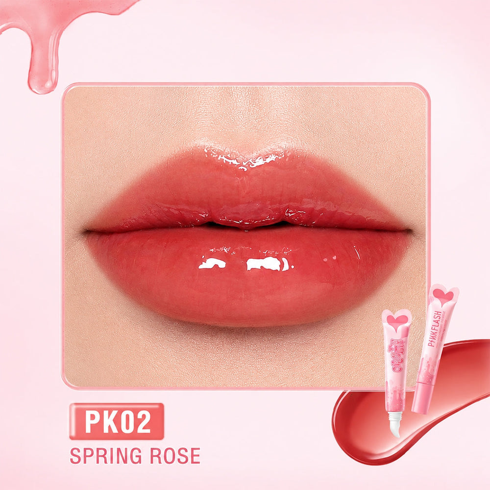 Pink Flash Creamy Lip Gloss Glass Finish PK02