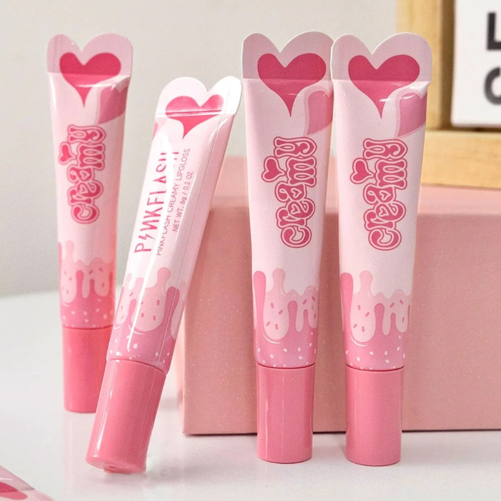Pink Flash Creamy Lip Gloss Glass Finish PK02