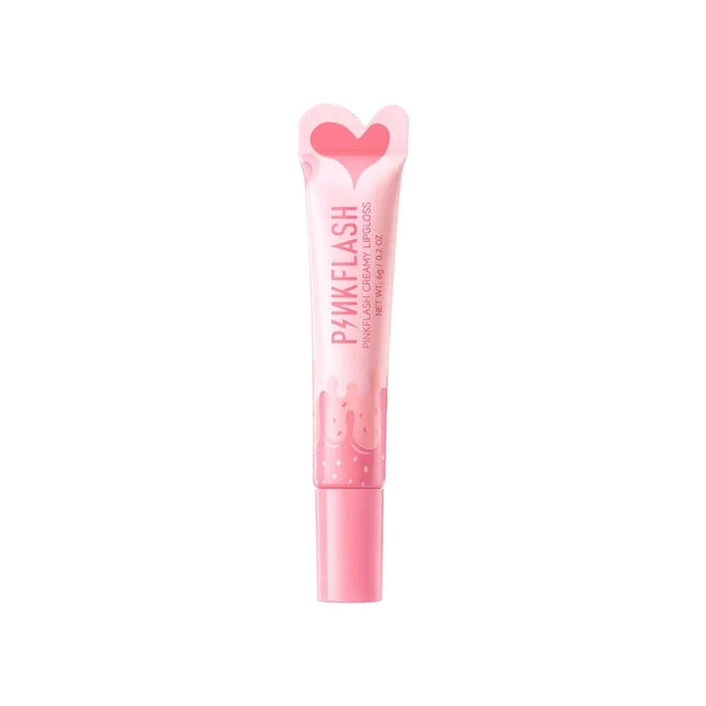 Pink Flash Creamy Lip Gloss OR01 Glass Shine Finish 2.2g