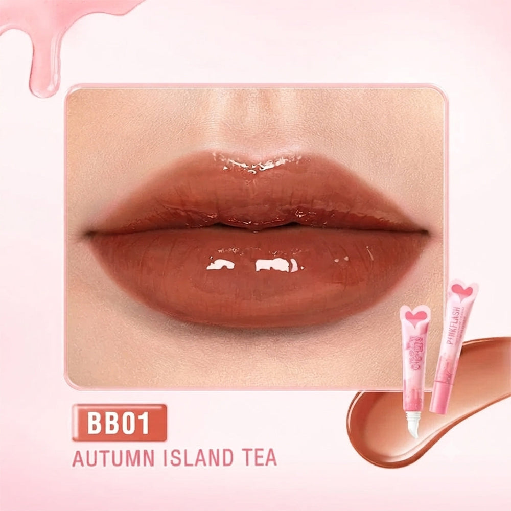 Pink Flash Creamy Lip Gloss BB01 High Shine Finish 2.1g