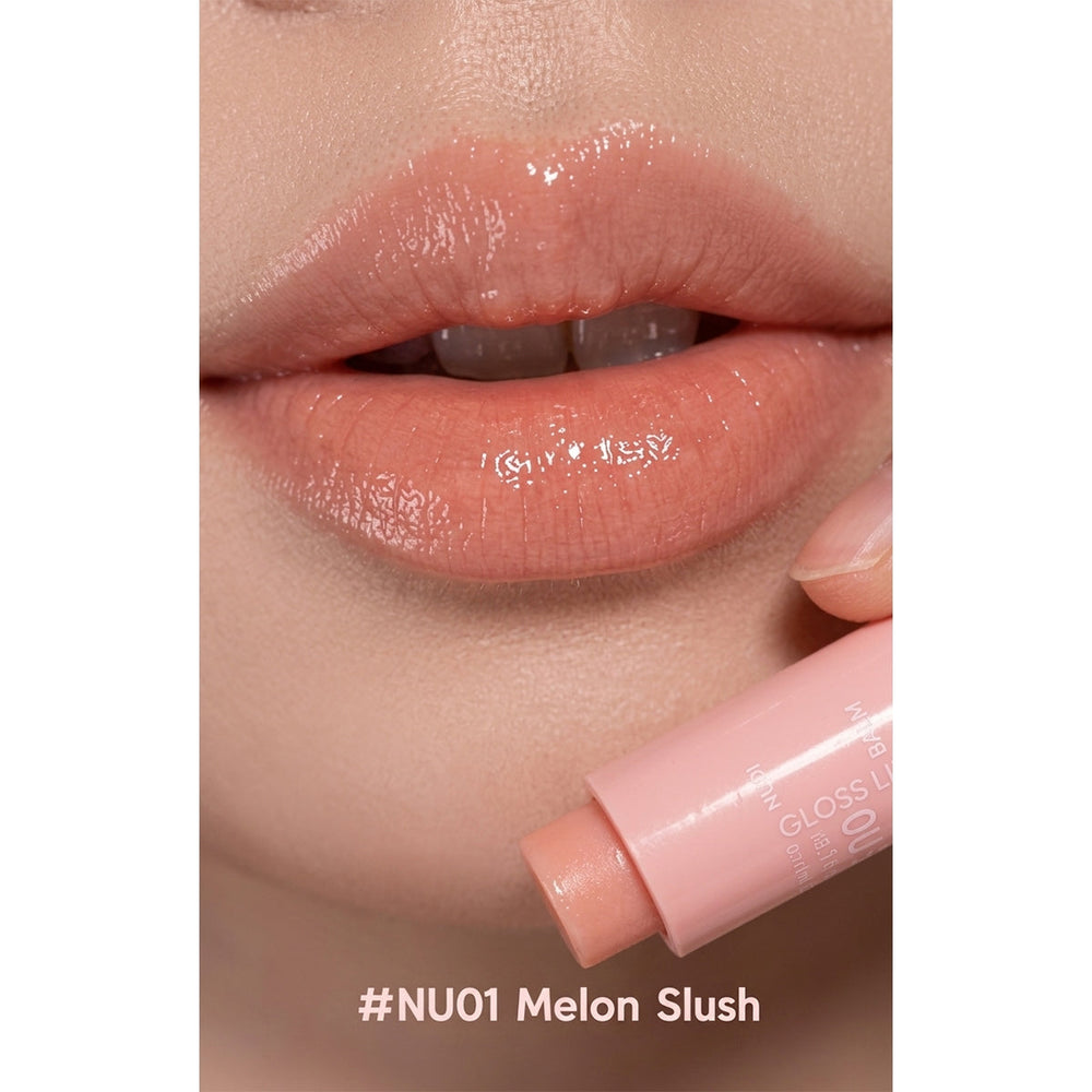 Pink Flash Volumizing Lip Gloss NU01 Peach Nude 1pc