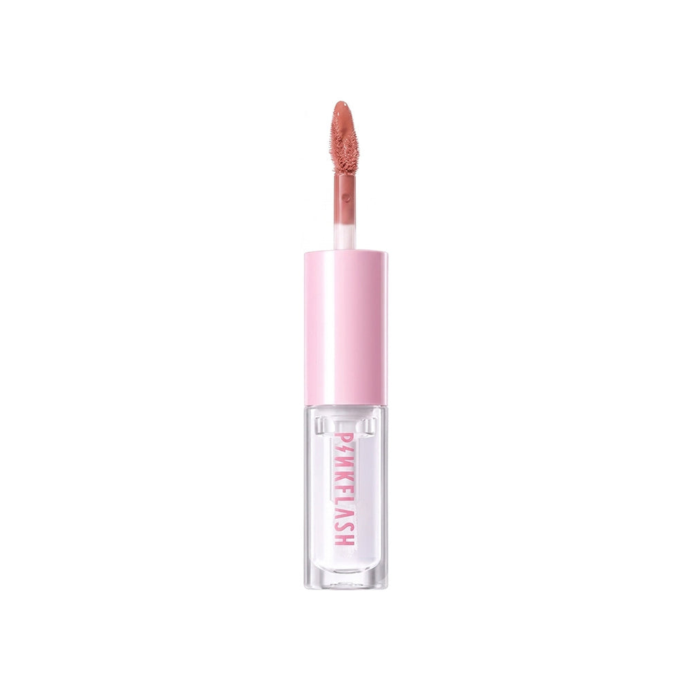Pink Flash Liquid Lipstick & Lip Gloss NU03 Dual Finish 2-in-1