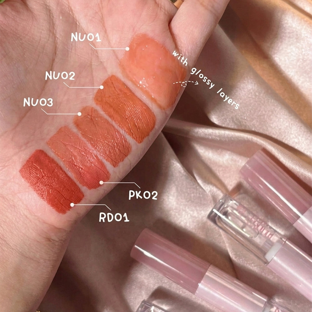 Pink Flash Liquid Lipstick & Lip Gloss Duo PK02 2-in-1 6g