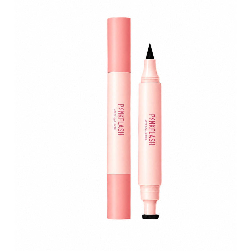 Pink Flash Long-Wear Liquid Eyeliner BK01 Intense Black 0.8g