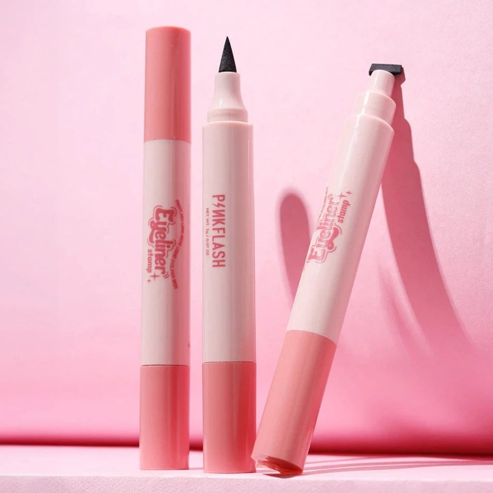 Pink Flash Long-Wear Liquid Eyeliner BK01 Intense Black 0.8g