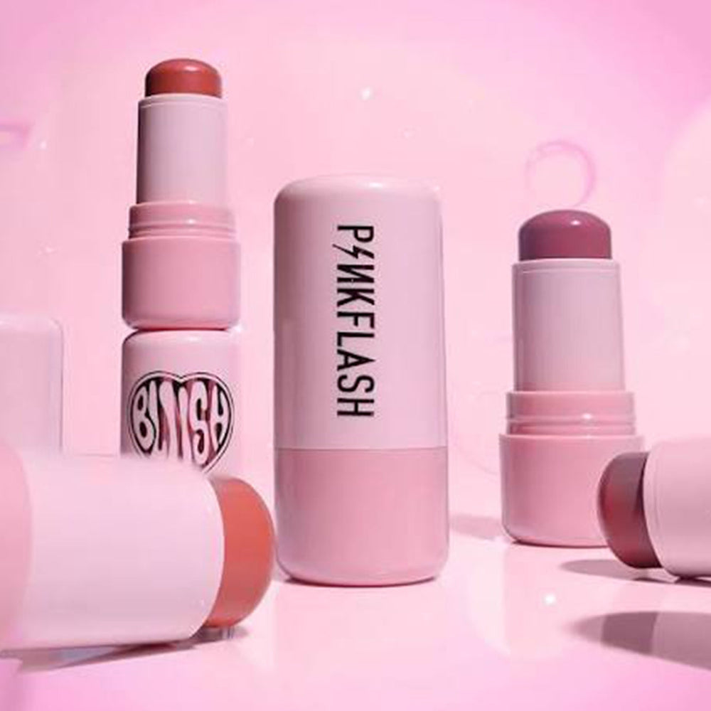 Pink Flash Dewy Stick Blush PP02 Multi-Use Radiant Color