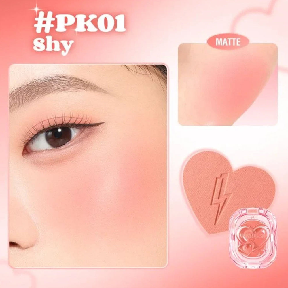 Pink Flash Blush PK01-Shy Natural Silky Powder 1.7g