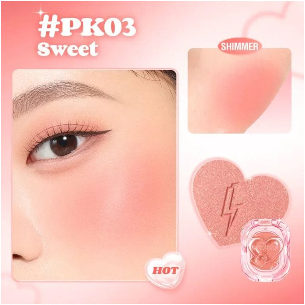Pink Flash Blush PK03-Sweet Silky Powder for Natural Glow