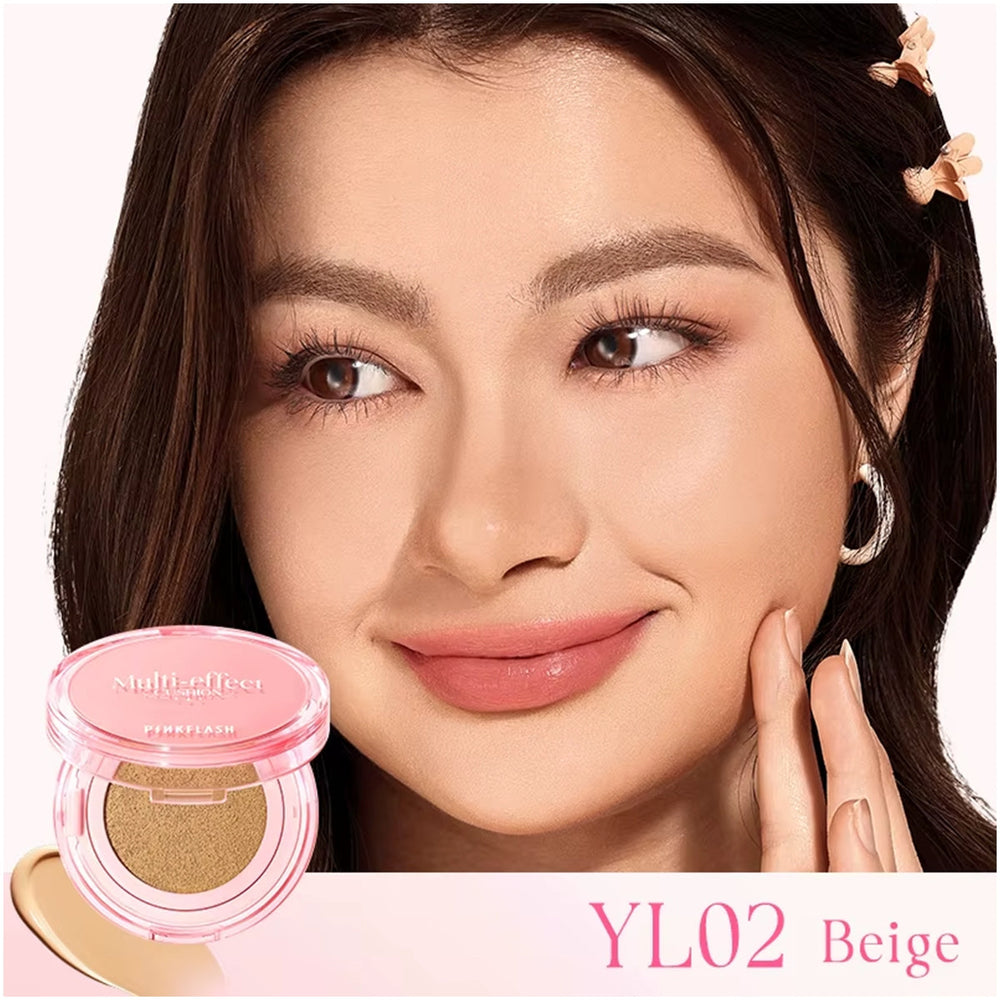 Pink Flash Cushion Foundation Oil Control YL02 Beige