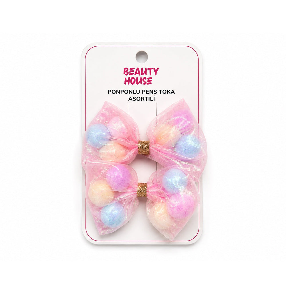 Beauty House Pompom Hair Clip for Cute Styling 1 pc