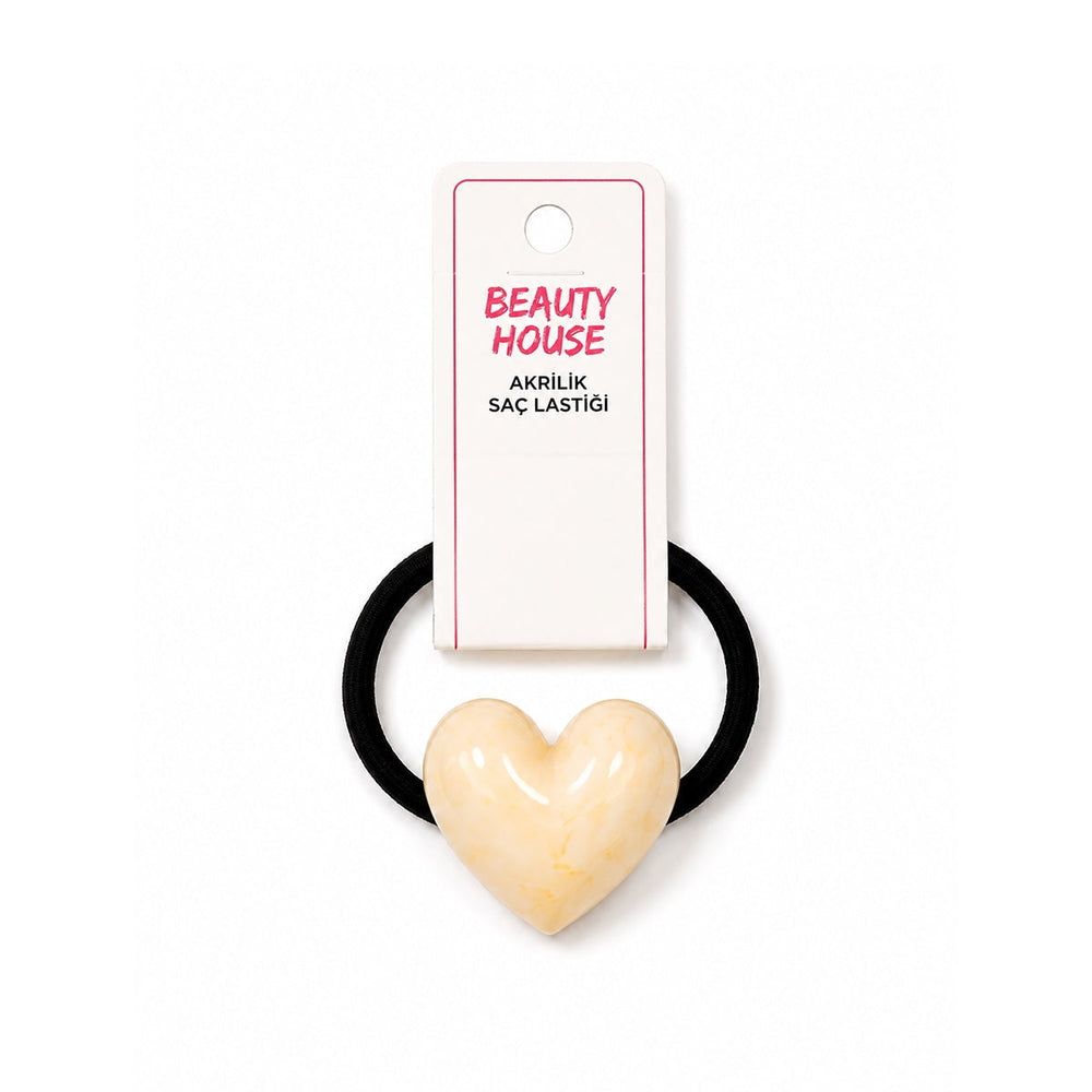 Beauty House Acrylic Hair Tie Stylish Assorted Design 1 pc