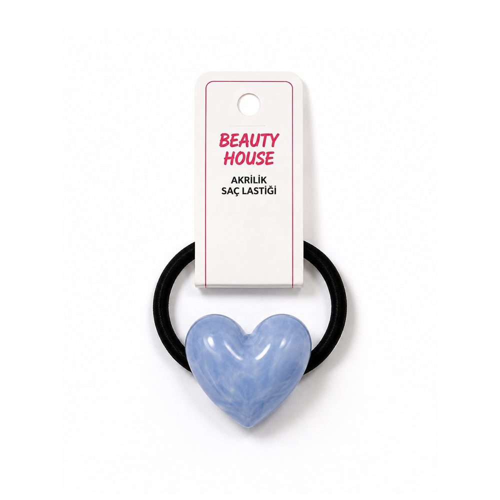 Beauty House Acrylic Hair Tie Stylish Assorted Design 1 pc
