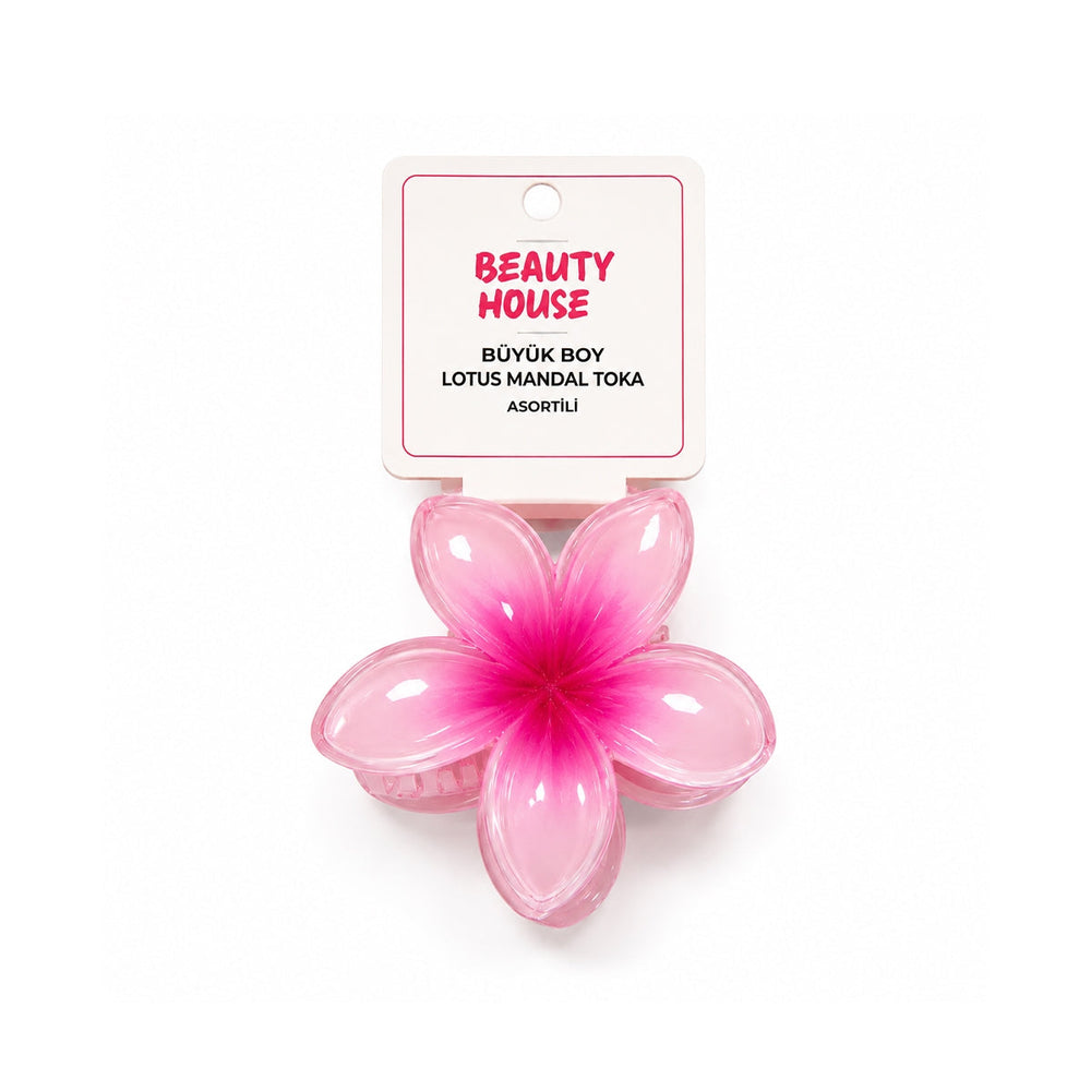 Beauty House Large Lotus Hair Claw Clip for Stylish Styling 1 pc