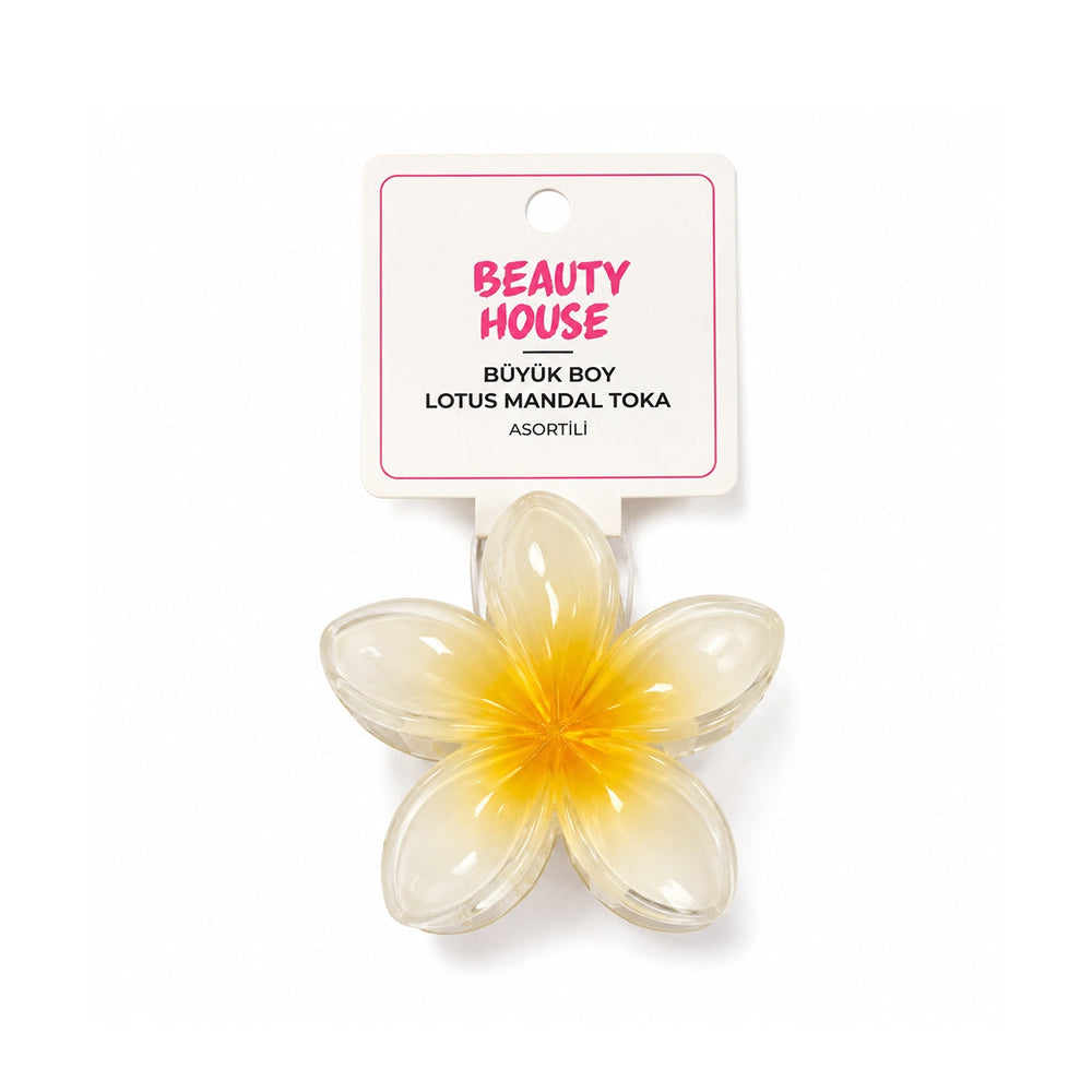 Beauty House Large Lotus Hair Claw Clip for Stylish Styling 1 pc