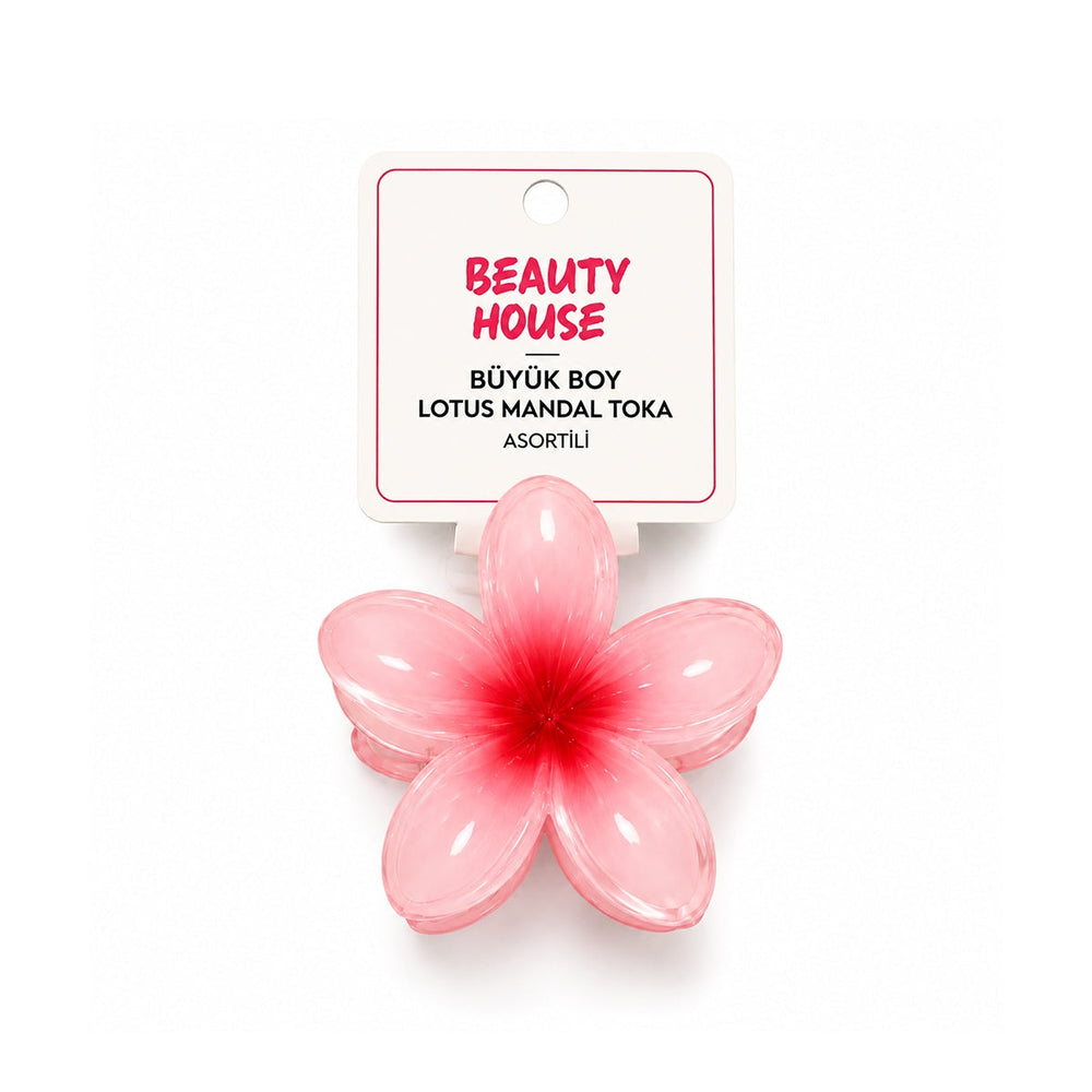 Beauty House Large Lotus Hair Claw Clip for Stylish Styling 1 pc