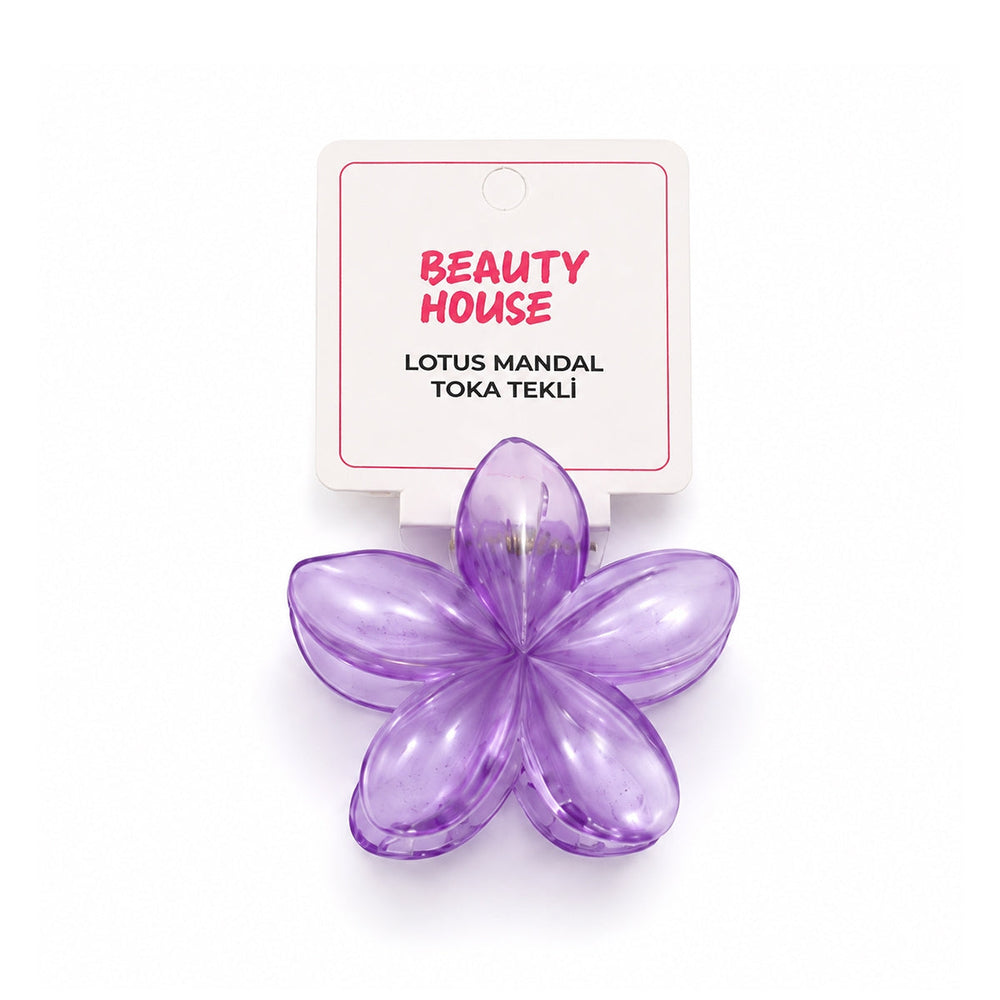 Beauty House Lotus Hair Claw Clip for Elegant Styling 1pc