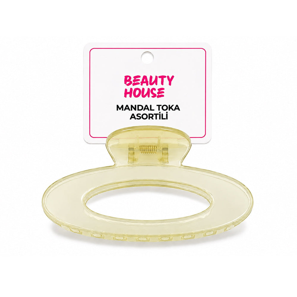 Beauty House Oval Claw Hair Clip for Daily Styling 1 Piece