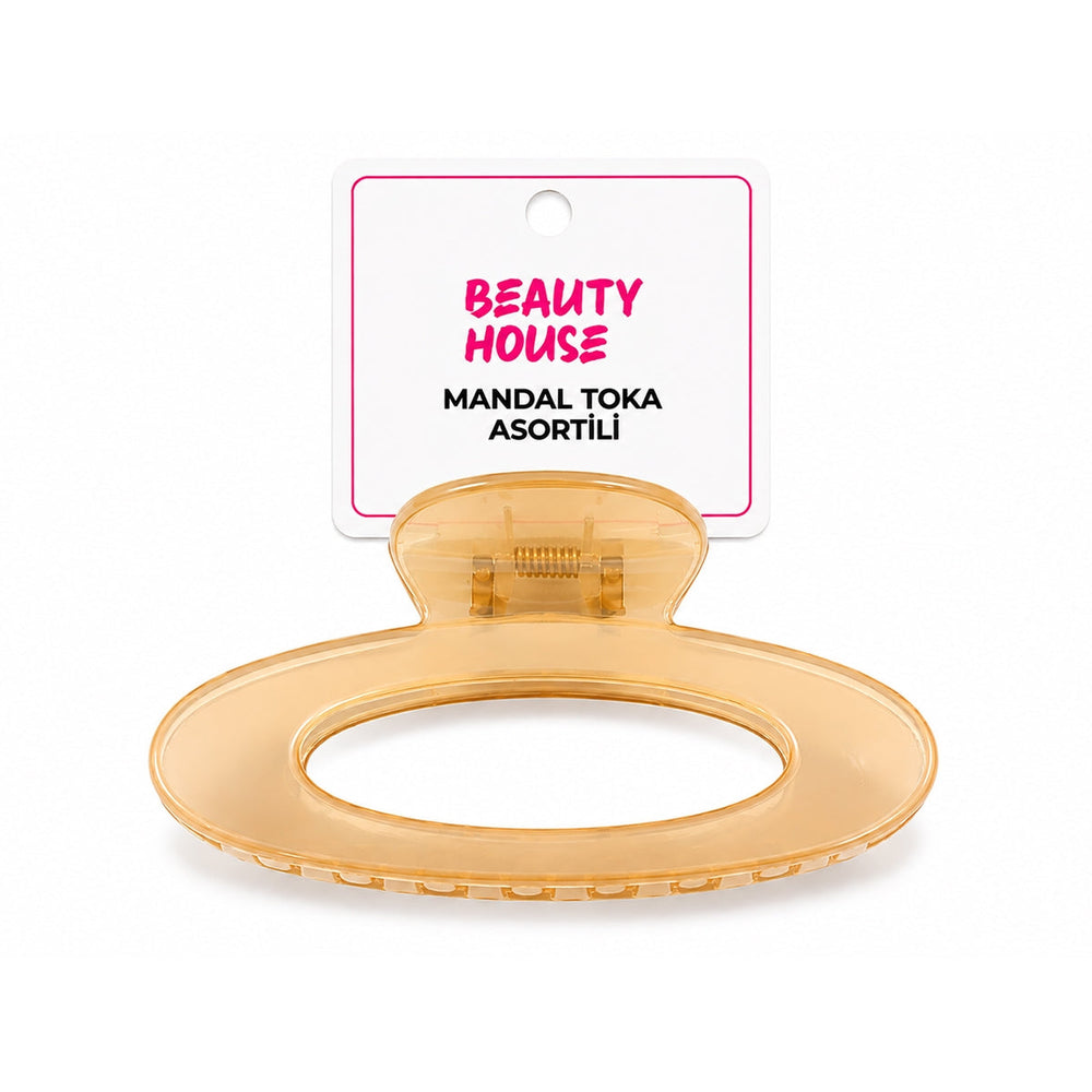 Beauty House Oval Claw Hair Clip for Daily Styling 1 Piece